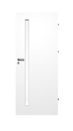 Полотно межкомнатной двери SIMI, правосторонняя, белый, 203.5 x 74.4 x 6.5 см