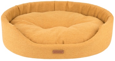 Кровать для животных Amiplay Montana Oval, желтый, 86x76x17 см