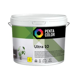 Dažų bazė Pentacolor Ultra 10, emulsiniai, pusiau matinis, 5 l