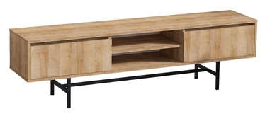 TV-laud Kalune Design Matias, tamm/must, 180 cm x 50 cm x 40 cm