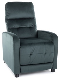 Atzveltnes krēsls Otus Bluvel 78, zaļa, 92 cm x 66 cm x 100 cm