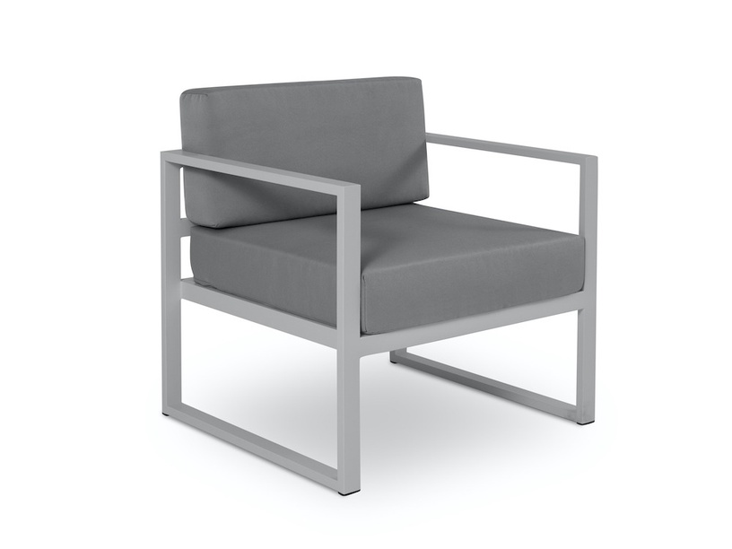 Välimööbli komplekt Calme Jardin Nicea, hall/grafiit, 3 istekohta