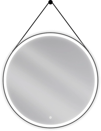 Peegel Mexen Reni, valgustusega, riputatav, 90 cm x 90 cm
