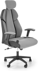 Biroja krēsls Chrono, 70 x 65 x 120 - 128 cm, melna/pelēka