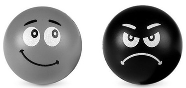 Массажный шарик Active Anti-Stress Balls 72057, черный/серый, 61 мм