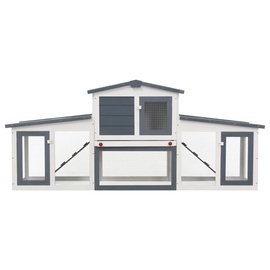 Puur närilisele VLX Large Rabbit Hutch, 2040 mm x 450 mm x 850 mm
