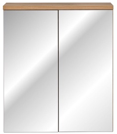 Шкаф для ванной Hakano Jero, дубовый, 20 см x 60 см x 69 см