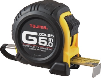 Рулетка TAJIMA G-Lock, 5 м