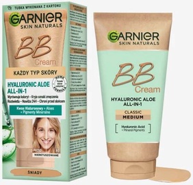 BB krēms Garnier Skin Naturals Hyaluronic Aloe All-in-1 Medium, 50 ml