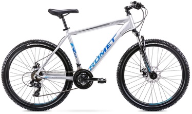 Велосипед Romet Rambler R6.2 2226140, мужские, синий/серебристый, 26″