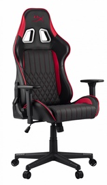 Spēļu krēsls HyperX Blast Core, 71 x 63.5 x 137 cm, melna/sarkana