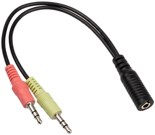 Juhe InLine 99312I, must/roheline/roosa, 0.15 m