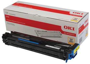 Oriģinālās magnētiskās bungas Oki Laser Image Drum, dzeltena