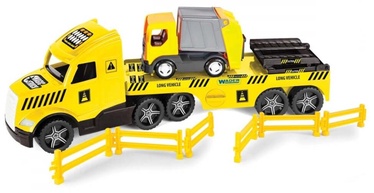 Transporta rotaļlietu komplekts Wader Magic Truck Tow, dzeltena