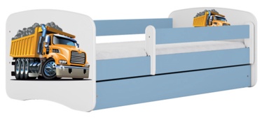 Lastevoodi ühekohaline Kocot Kids Babydreams Truck, sinine, 184 x 90 cm, voodipesu kastiga