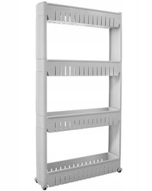 Riiul Springos Mobile Shelves, 540 mm x 1015 mm x 125 mm, hall