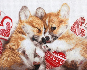 Dimantu mozaīka Diamond Dotz Love Cuddles DD10.050, daudzkrāsaina
