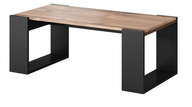 Kafijas galdiņš Cama Meble Wood, ozola/antracīta, 1200 mm x 550 mm x 460 mm
