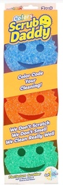 Абразивная губка Scrub Daddy Colors 619615, многоцветный, 3 шт.
