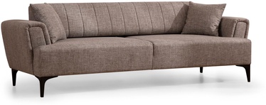Dīvāns-gulta Atelier Del Sofa Hamlet, gaiši brūna, 230 x 95 cm x 77 cm