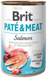 Влажный корм для собак Brit Care Paté & Meat DLZRITKMP0047, лосось, 0.8 кг