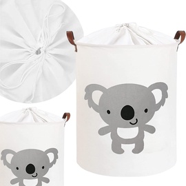 Veļas grozs Sipo Koala, 43 l, balta, 35 cm x 35 cm