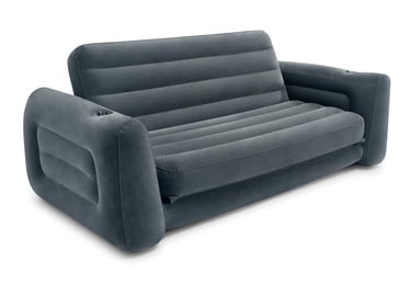 Надувной диван Intex 66552, серый, 200 см x 220 см