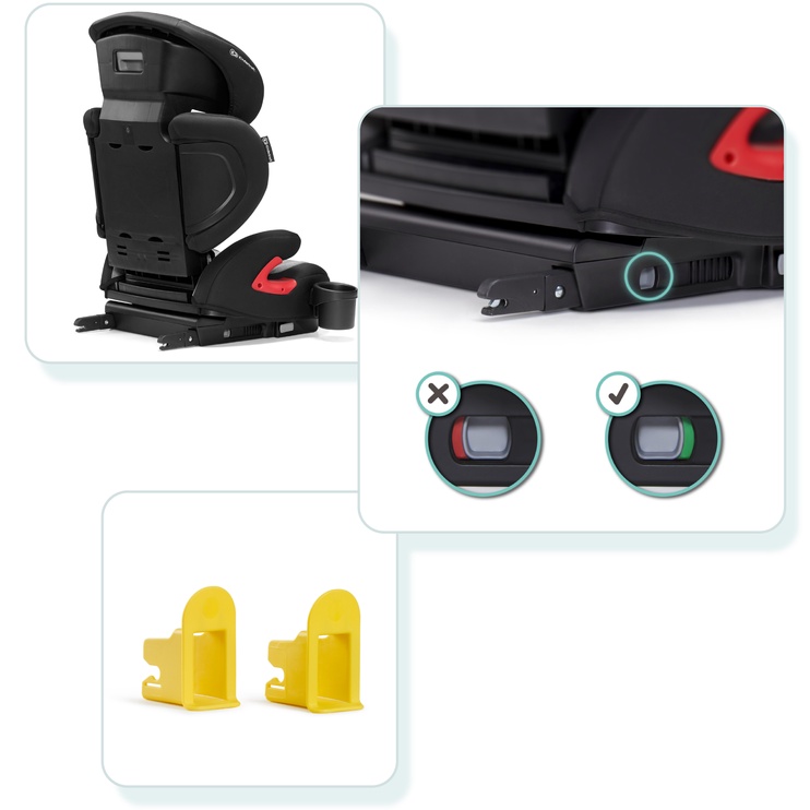 Автомобильное сиденье KinderKraft Unity Isofix 20, черный/серый, 15 - 36 кг