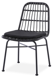 Lauko kėdė, juoda, 47 cm x 45 cm x 85 cm