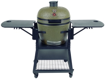 Grils FireBird Kamado Grill, melna/zaļa, 59 cm