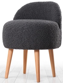 Pufs Hanah Home Rufmee 209FLF1153, tumši pelēka, 42 cm x 48 cm x 47 cm