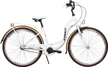 Velosipēds pilsētas Azimut Vintage 3-Speed, 28 ", 17" (41.91 cm) rāmis, balta