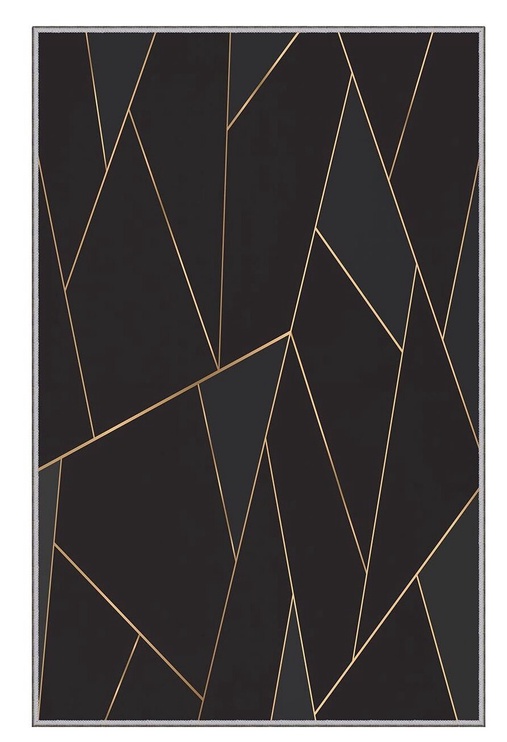 Ковровая дорожка Conceptum Hypnose EXFAB321, золотой/черный, 300 см x 100 см