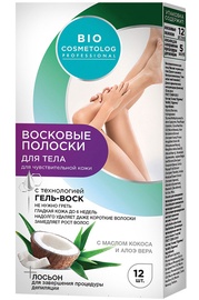 Depilācijas joslas Fito Kosmetik Bio Cosmetolog Professional Wax Strips 7300, 12 gab.