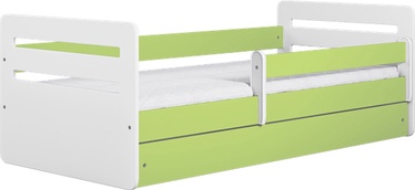 Lastevoodi ühekohaline Kocot Kids Tomi, roheline, 164 x 90 cm, voodipesu kastiga