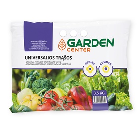 Mēslojums universāls, dārzam, dārza augiem Garden Center, granulēts, 3.5 kg