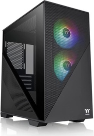 Kompiuterio korpusas Thermaltake Divider 170 TG ARGB, skaidri/juoda