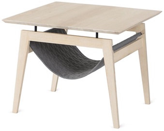 Loomavoodi Labbvenn Kikko Table, must/beež, 600 mm x 600 mm