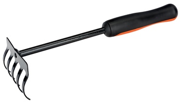 Грабельки Bahco Small Garden Rake, 320 мм, cталь, черный/oранжевый