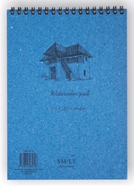 Joonistuspaber Smiltainis Watercollor Pad, A3, 280 g/m², valge, 42 cm x 29.7 cm