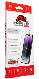 Ekraani kaitseklaas Swissten Raptor Diamond Ultra Full Face for Apple iPhone 14 Plus, 9H, 1 tk