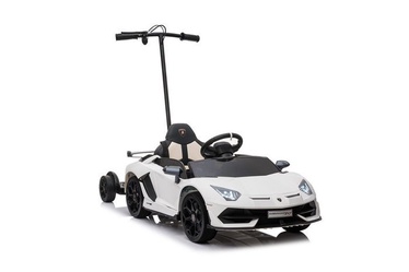 Bērnu elektroauto Lean Toys Lamborghini Aventador SX2018, balta