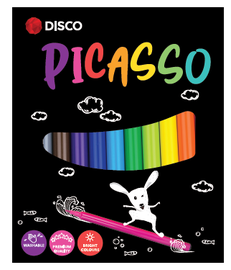 Фломастер Disco, односторонние, 12 шт.