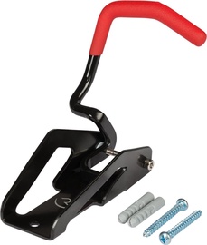 Dviračio laikiklis RFR CMPT Bicycle Hanger STND18, guma/plienas, juoda/raudona