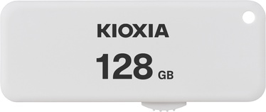 USB zibatmiņa Kioxia TransMemory U203, balta, 128 GB