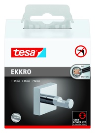 Крючок Tesa, 52 мм x 39 мм x 39 мм, хромовый