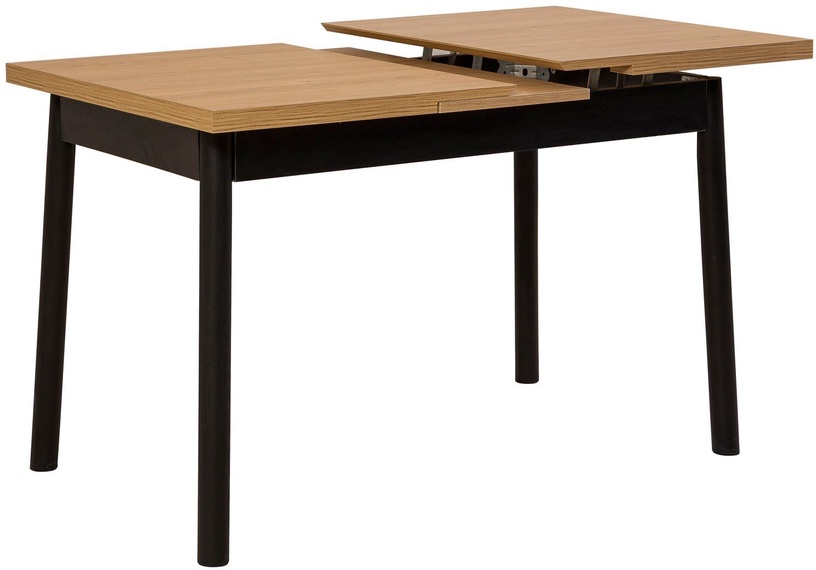 Ēdamistabas komplekts Kalune Design OLV-AC-TK20, melns/koka