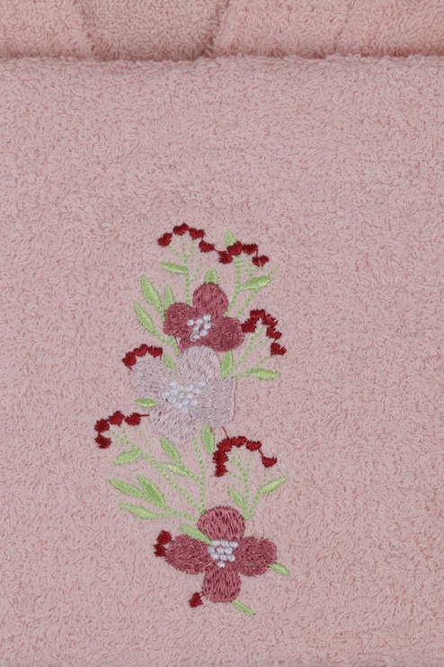 Halātu komplekts Foutastic Embroidered Family 338CTN1923, rozā/pelēka, S/M