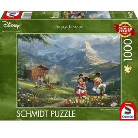 Пазл Schmidt Spiele Mickey & Minnie In The Alps 59938, 49.3 см x 69.3 см