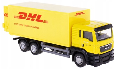 Rotaļu kravas automašīna Daffi Delivery DHL 512573, dzeltena
